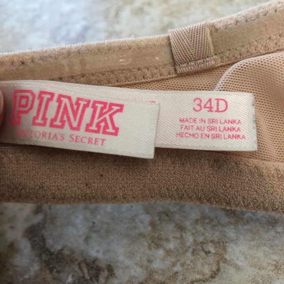 nude strapless bra from PINK - Picture 3 of 4